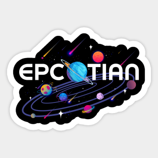 Guardians of the Galaxy EPCOTIAN Tee Sticker